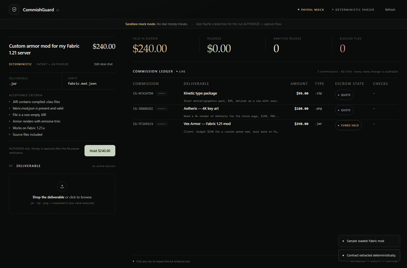 Commish Guard AI – screenshot 2