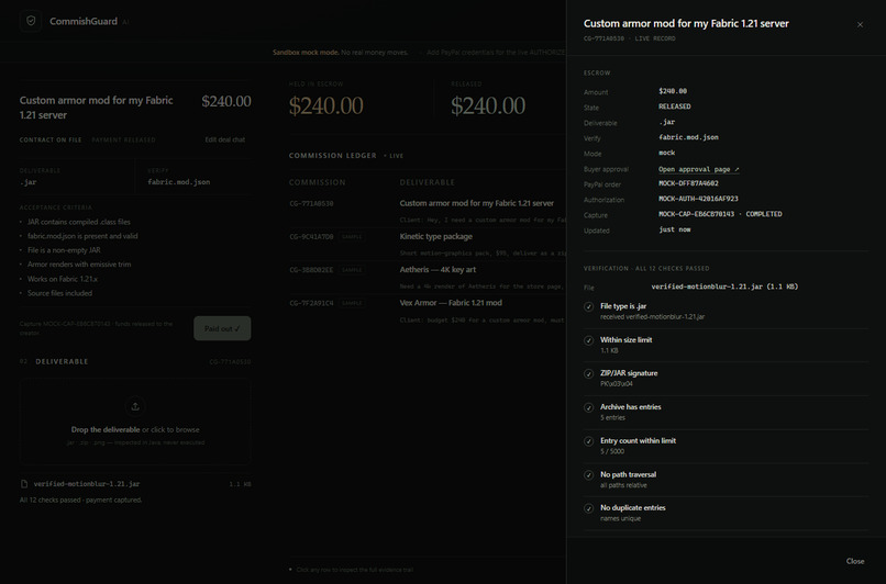Commish Guard AI – screenshot 3