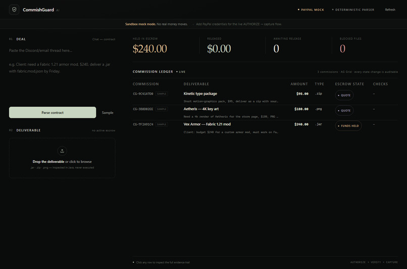 Commish Guard AI – screenshot 4