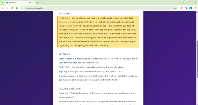NoteNinja – screenshot 5