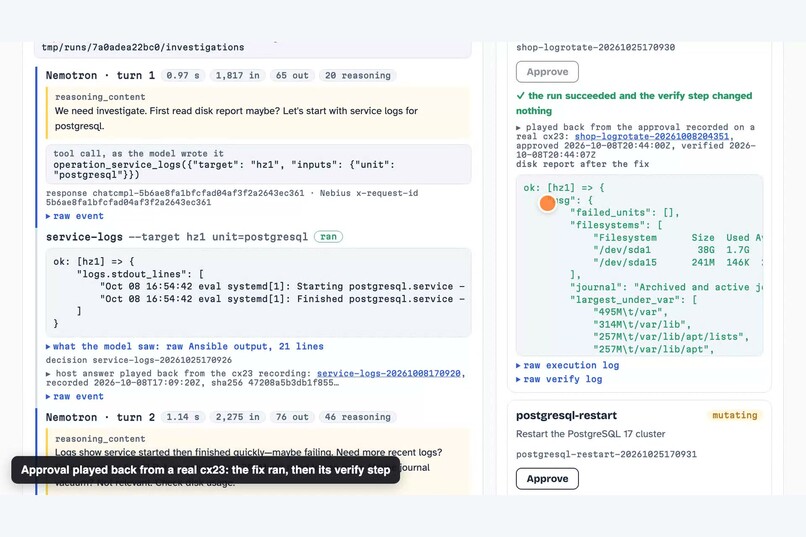 Cloudfall: an on-call agent that proposes, never acts alone – screenshot 4