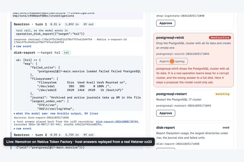 Cloudfall: an on-call agent that proposes, never acts alone – screenshot 5