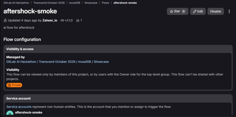 Aftershock — Evidence-First Release Safety for GitLab – screenshot 4
