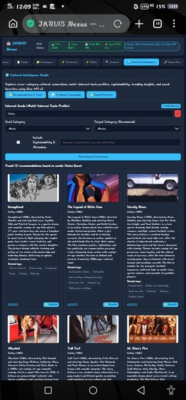 JARVIS Nexus: Cultural Intelligence Studio – screenshot 2