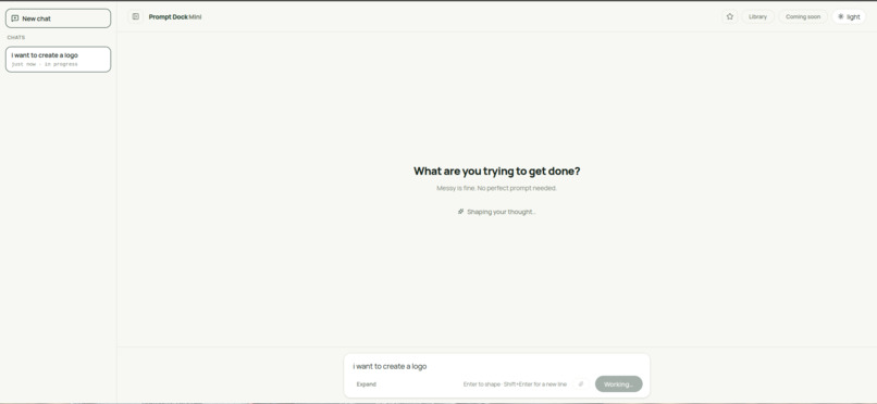 Prompt Dock Mini – screenshot 2