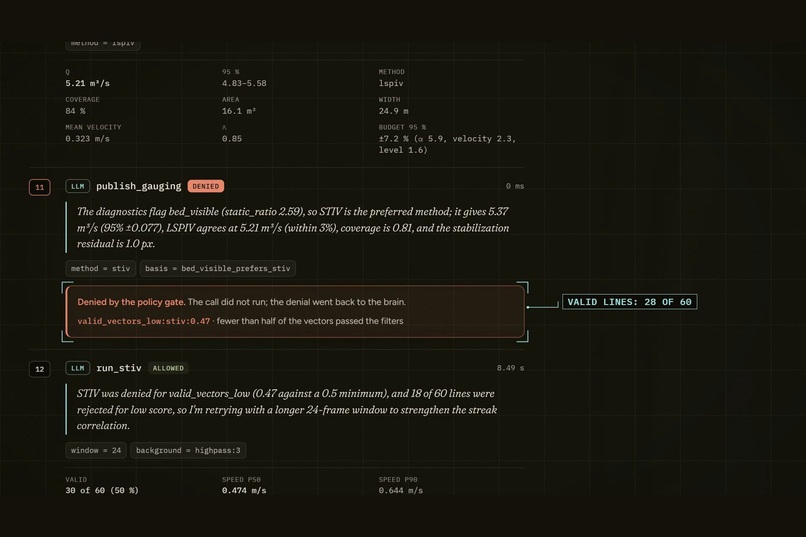 Thalweg: a camera is a stream gauge – screenshot 5