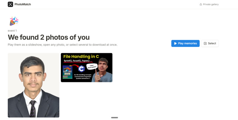 PhotoMatch Ai – screenshot 3