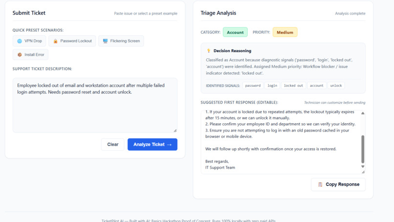 TicketPilot AI – screenshot 3