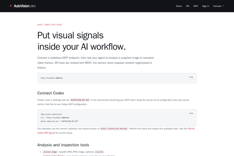AutoVision: Agentic Vision with OpenCV 5 – screenshot 5