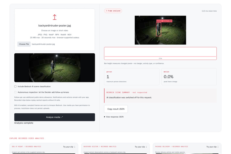 AutoVision: Agentic Vision with OpenCV 5 – screenshot 2