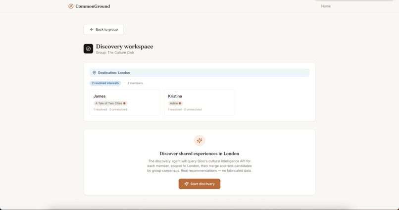 CommonGround: Fair Group Discovery – screenshot 3