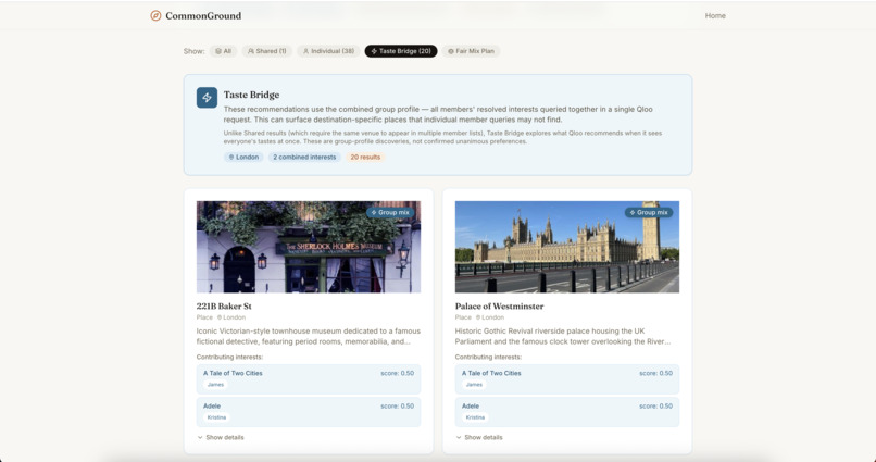 CommonGround: Fair Group Discovery – screenshot 5