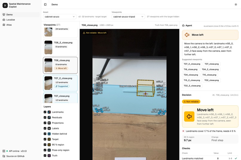 Spatial Maintenance Copilot – screenshot 1