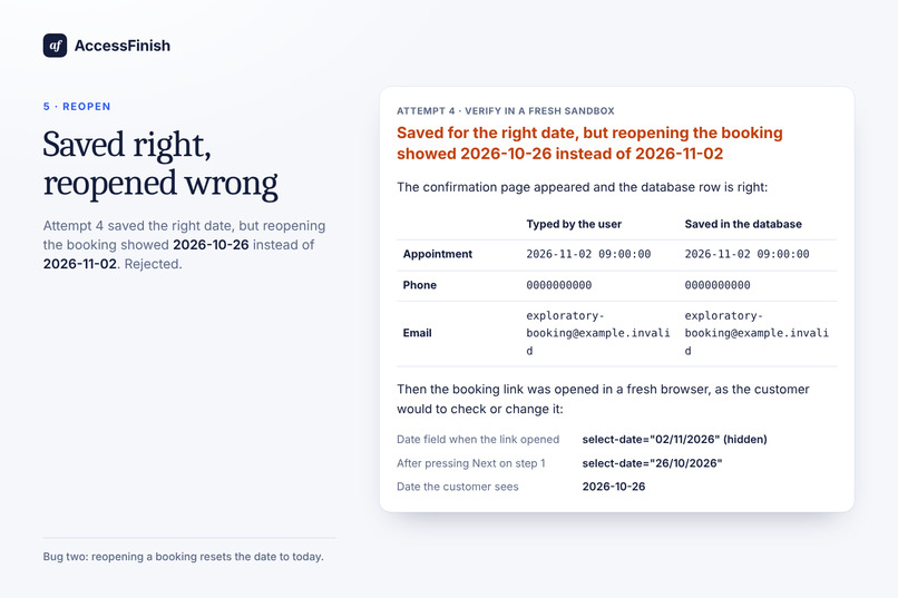 AccessFinish – screenshot 6