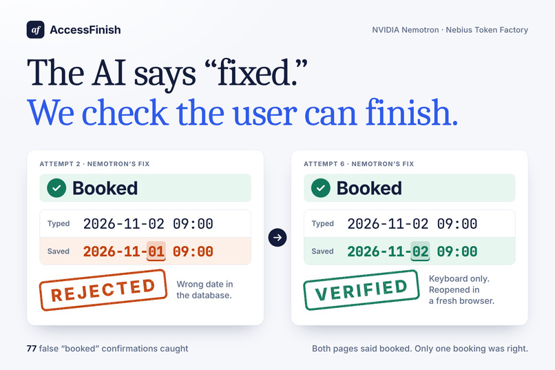 AccessFinish – screenshot 1
