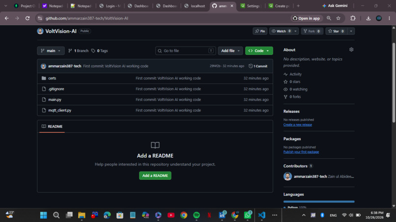 VoltVision AI: Hazard Detection for Electrical Grid – screenshot 1