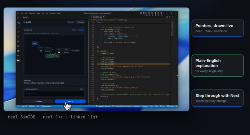 SimIDE – screenshot 2