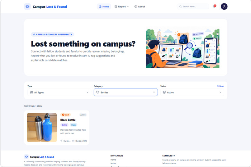 Campus Lost & Found – screenshot 2