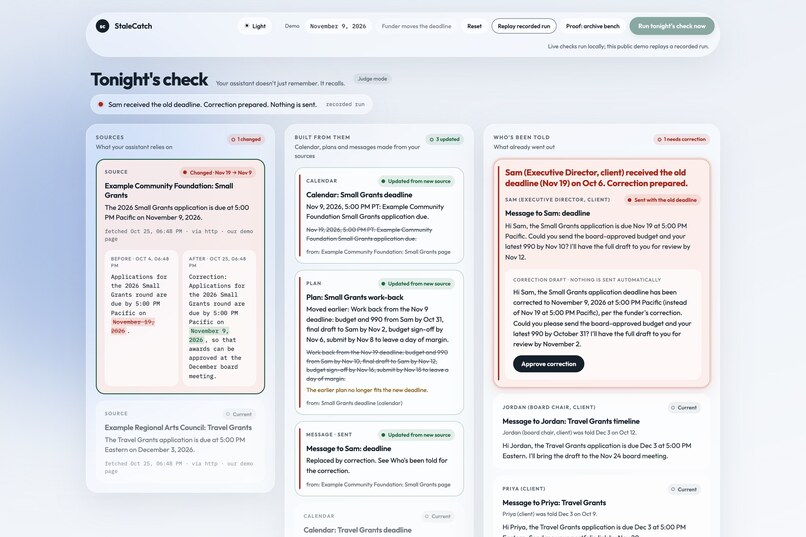 StaleCatch – screenshot 1