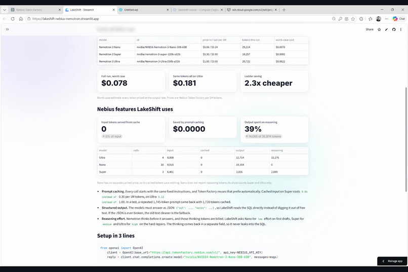 LakeShift: Oracle to Snowflake, Proven – screenshot 10