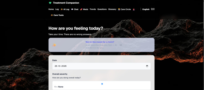 Treatment Companion – screenshot 2