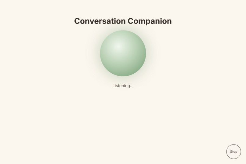 Conversation Companion – screenshot 4