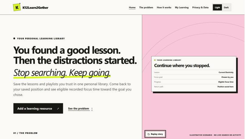 K12Learn2Gether – screenshot 1