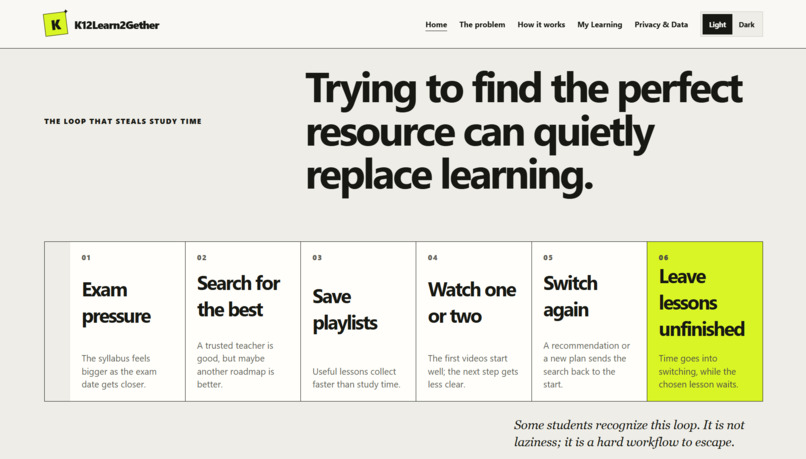 K12Learn2Gether – screenshot 2