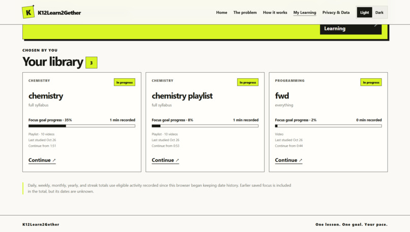K12Learn2Gether – screenshot 4