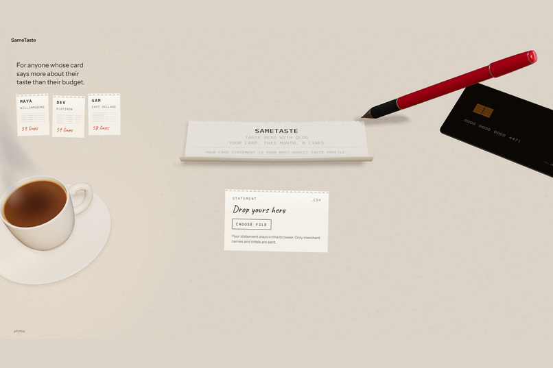 SameTaste – screenshot 1