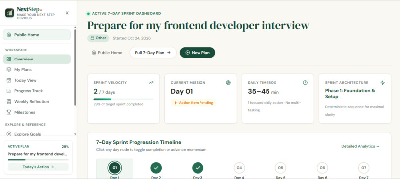 NextStep – screenshot 3