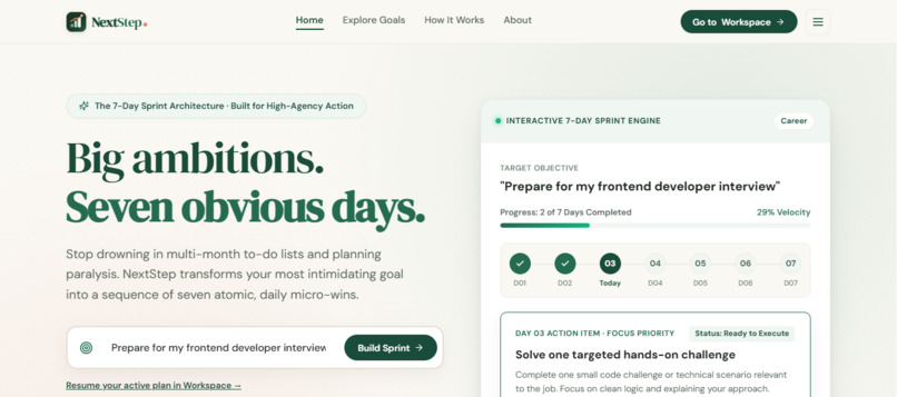 NextStep – screenshot 4