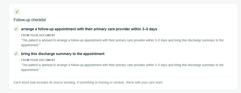 CareBridge – screenshot 2