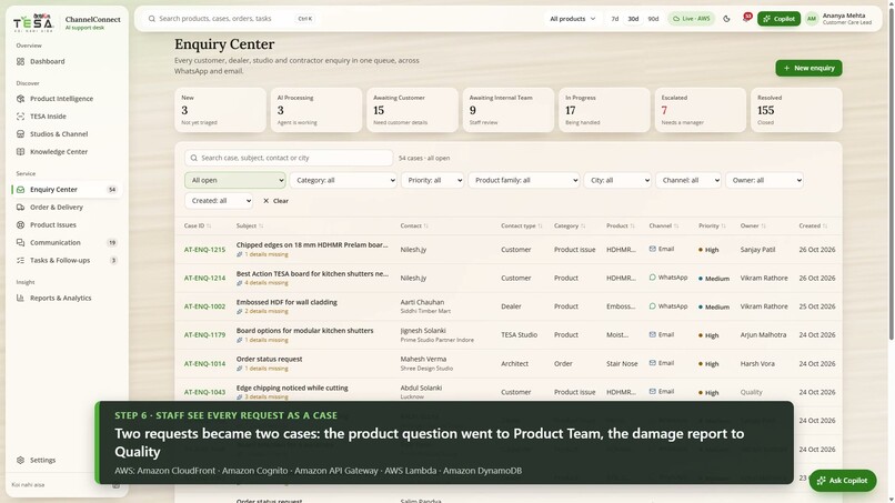 Action TESA ChannelConnect AI – screenshot 5
