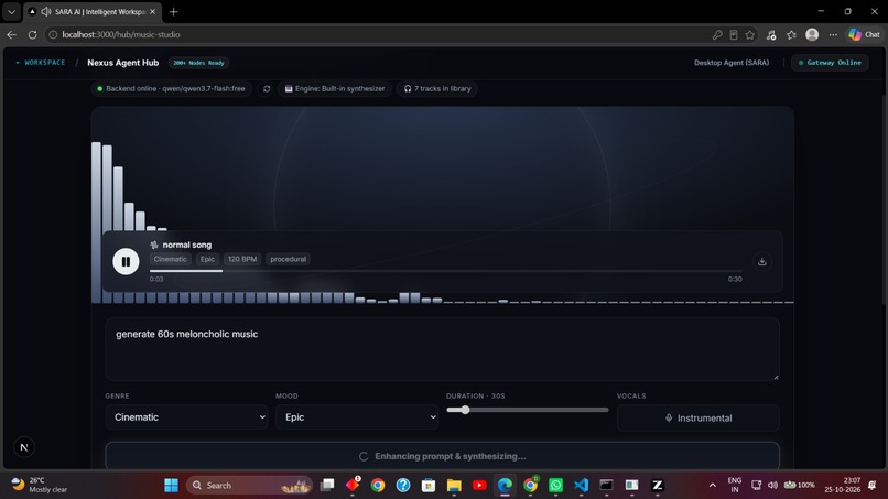 Sara AI Nexus Agency – screenshot 4