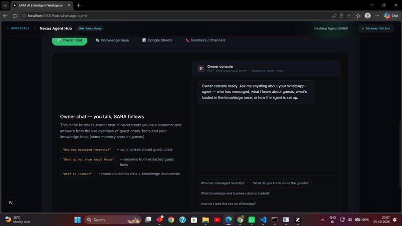 Sara AI Nexus Agency – screenshot 7