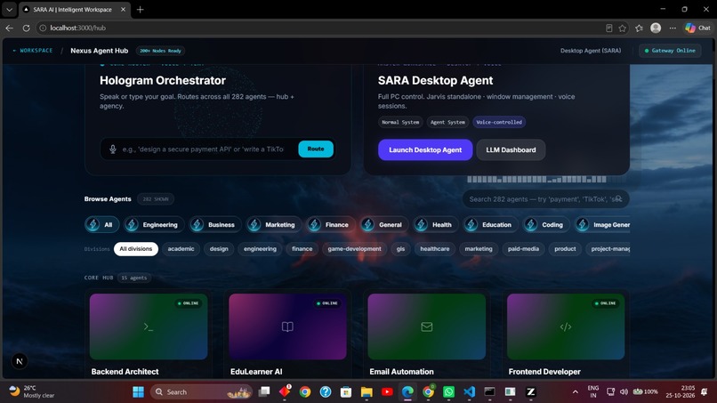 Sara AI Nexus Agency – screenshot 8