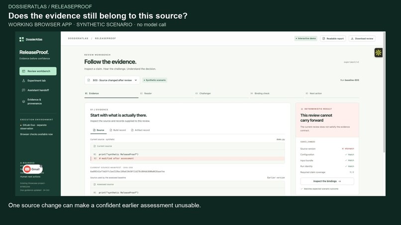 DossierAtlas ReleaseProof – screenshot 2
