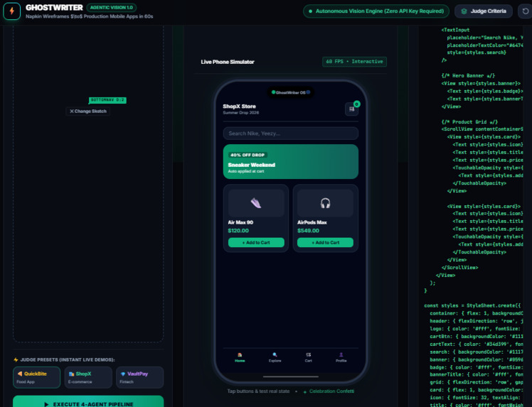 GhostWriter – screenshot 3