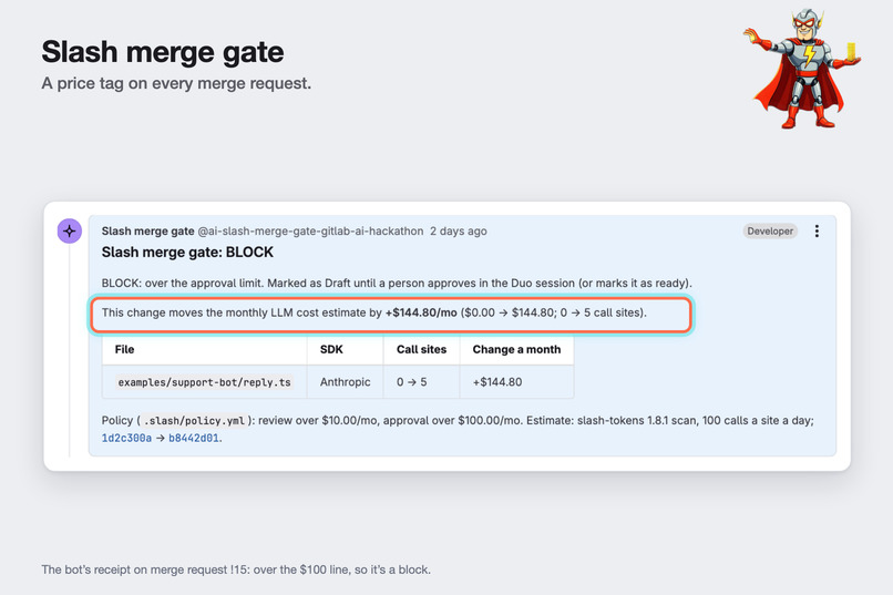 Slash merge gate – screenshot 4