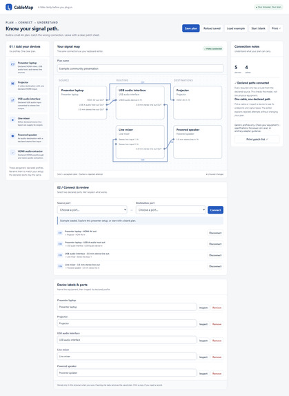 CableMap – screenshot 1