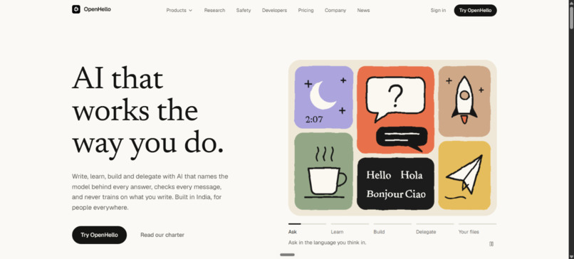 OpenHello Vision – screenshot 1