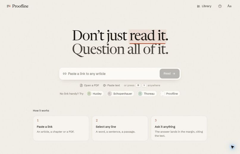 Proofline – screenshot 5
