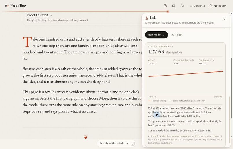 Proofline – screenshot 6