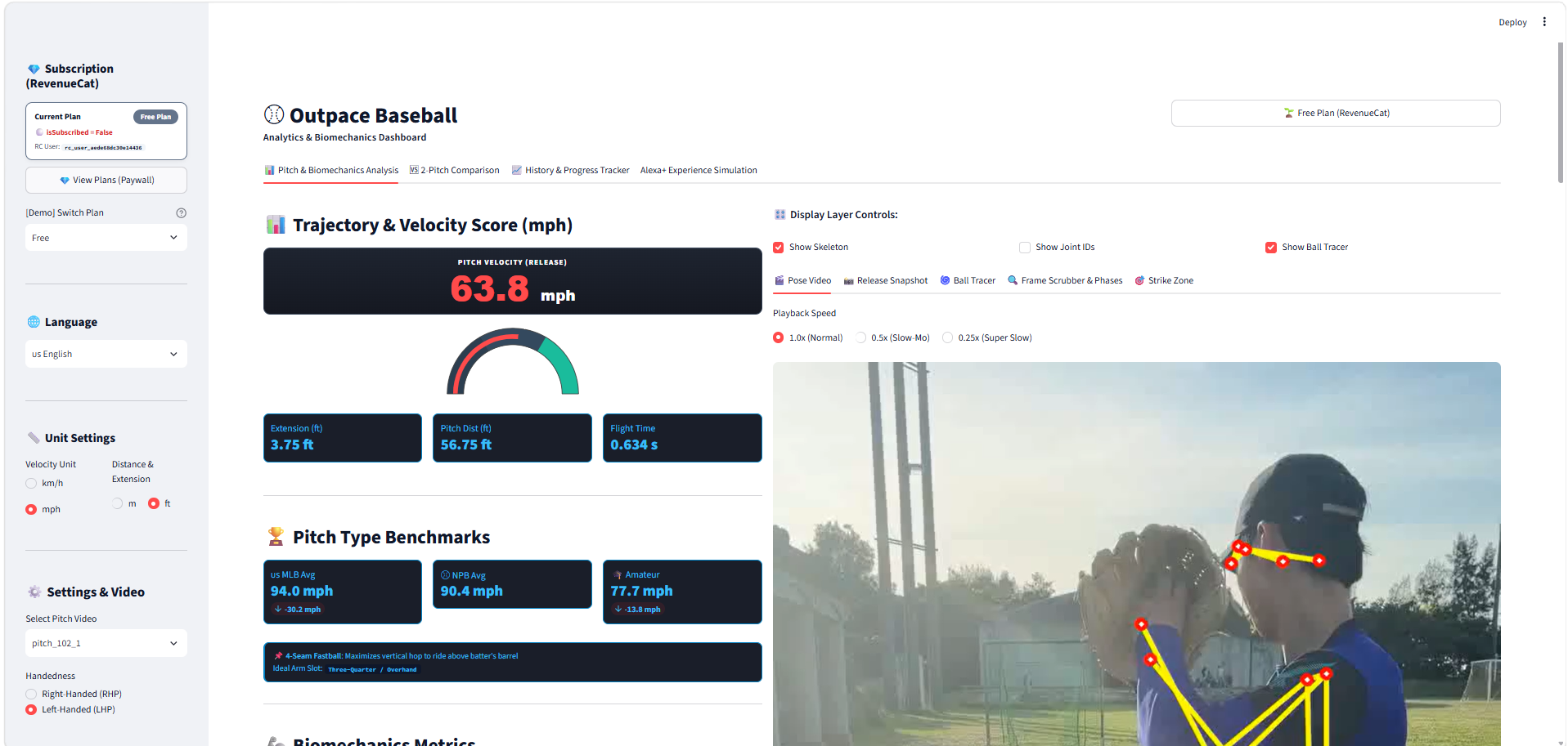 Outpace Baseball | Devpost