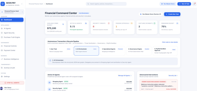 AEGIS PAY – screenshot 1