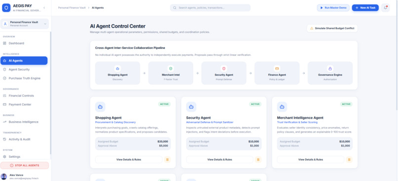 AEGIS PAY – screenshot 2