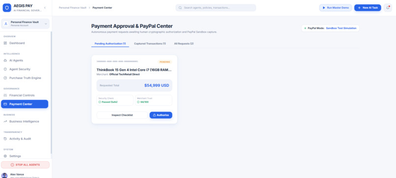 AEGIS PAY – screenshot 6