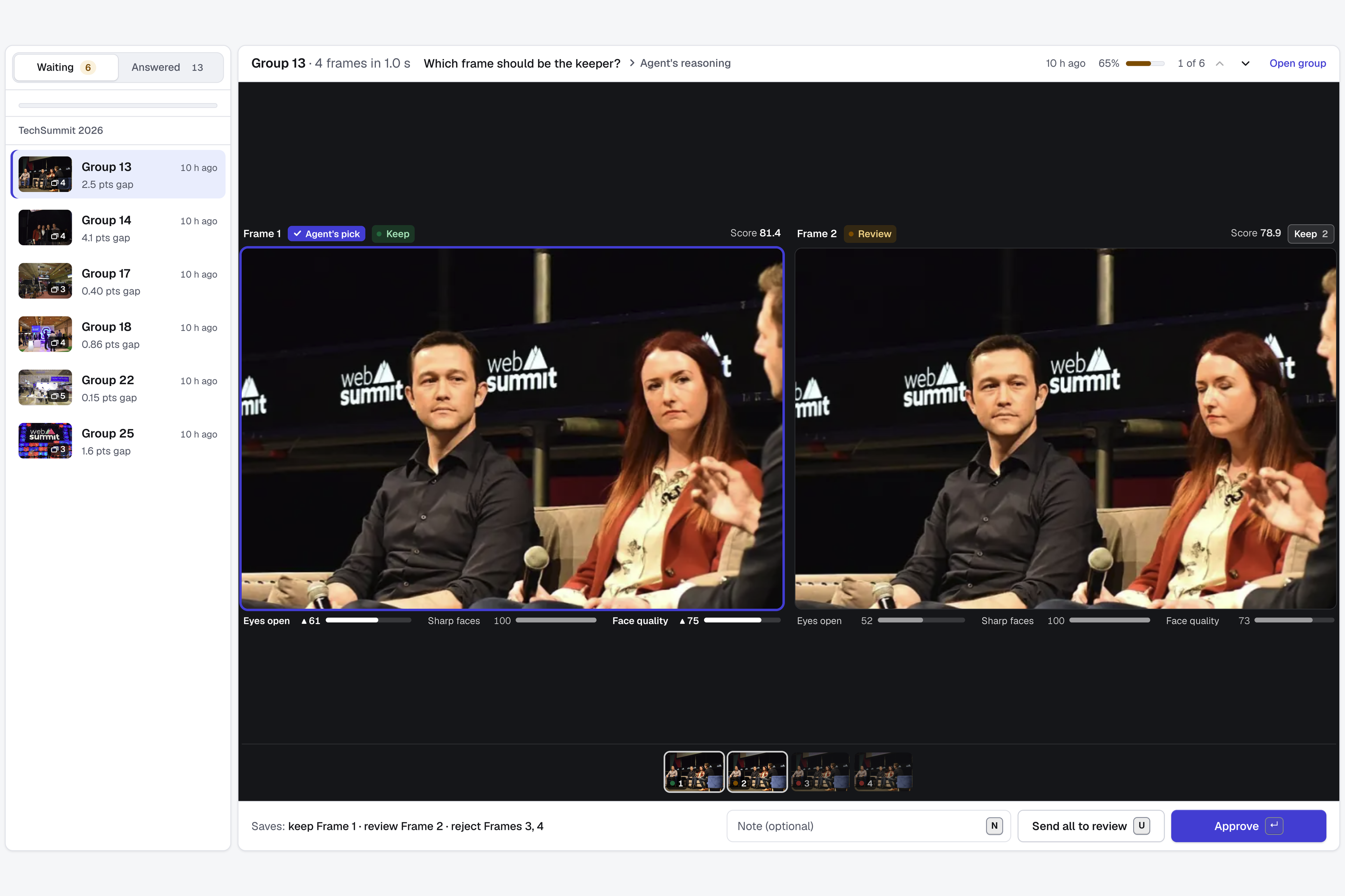 KeepFrame: agentic photo culling with OpenCV 5 on Graviton | Devpost