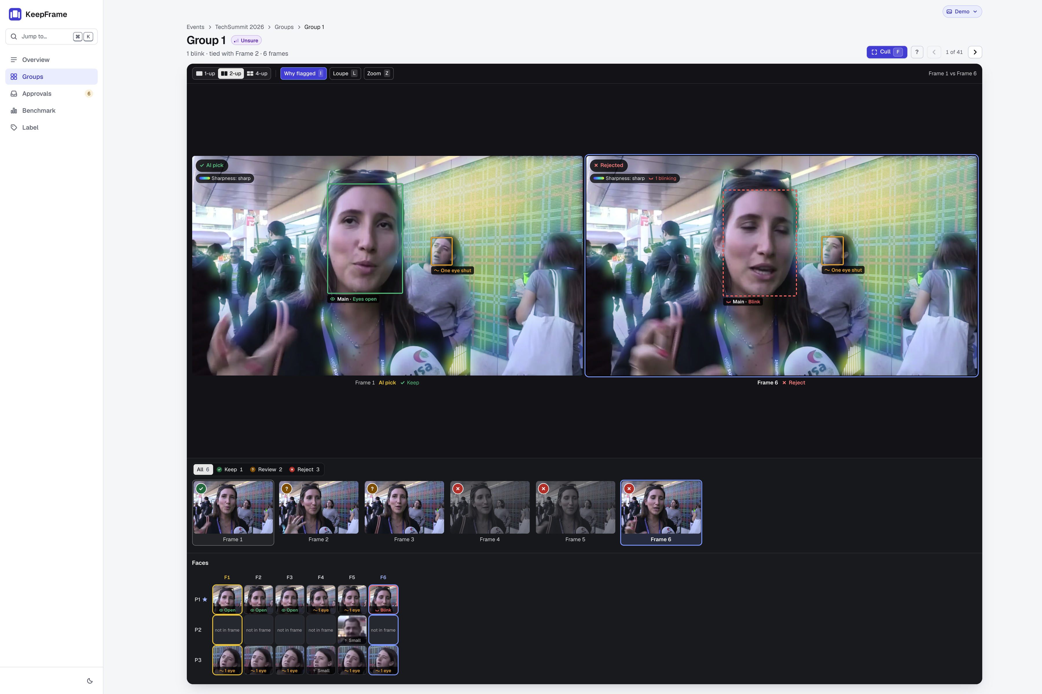 KeepFrame: agentic photo culling with OpenCV 5 on Graviton | Devpost
